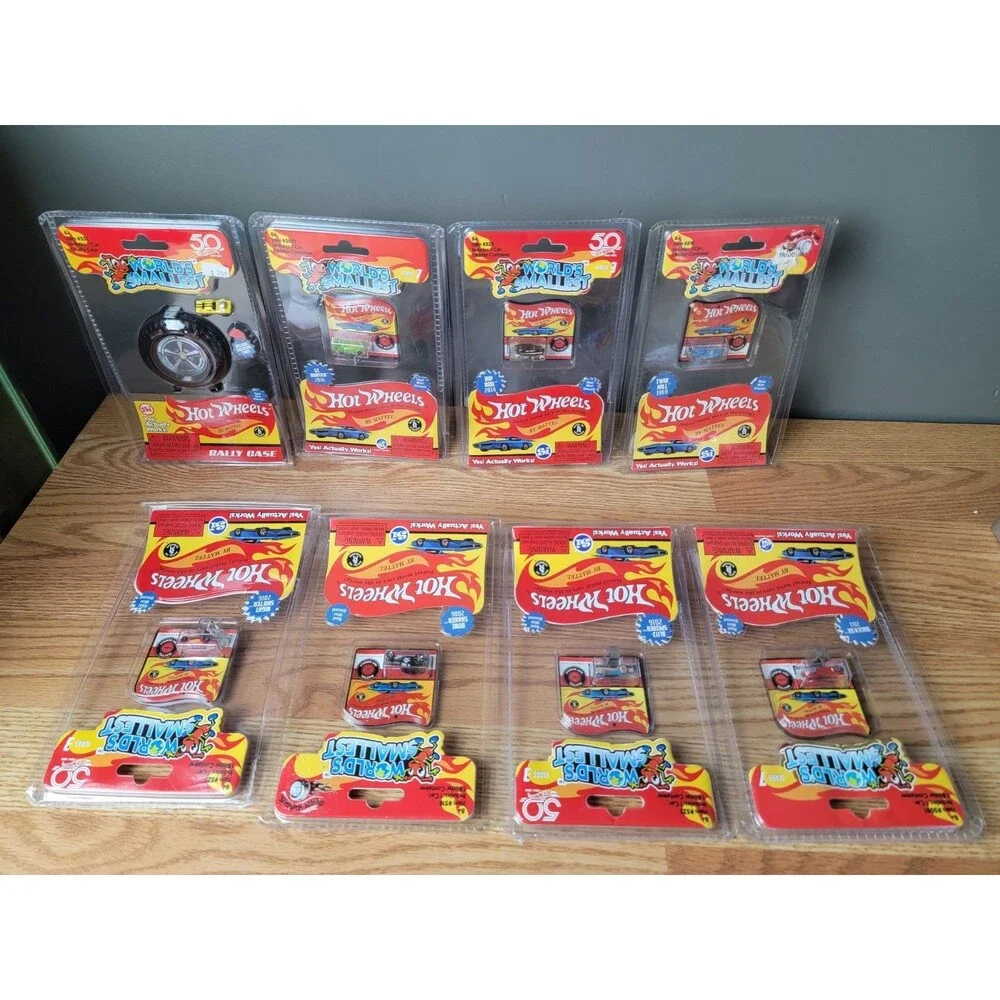 Lot Of 9 World's Smallest Hot Wheels Cars Factory Sealed